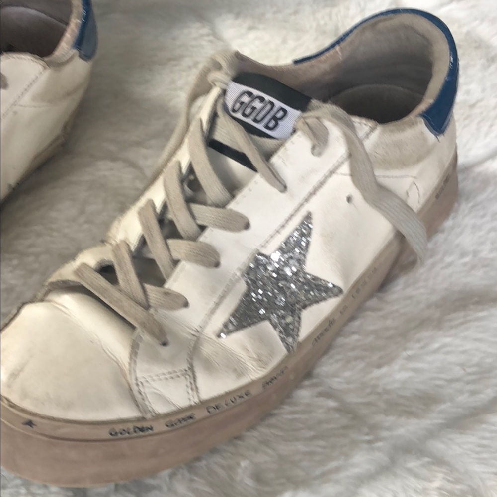 Golden goose sneakers very worn but adorable